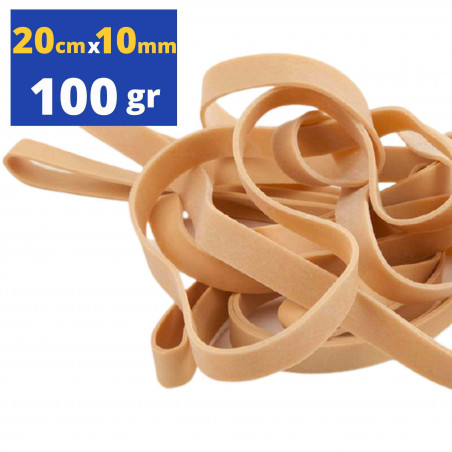 GOMES ELASTIQUES 100 GR. 10mm x 20cm