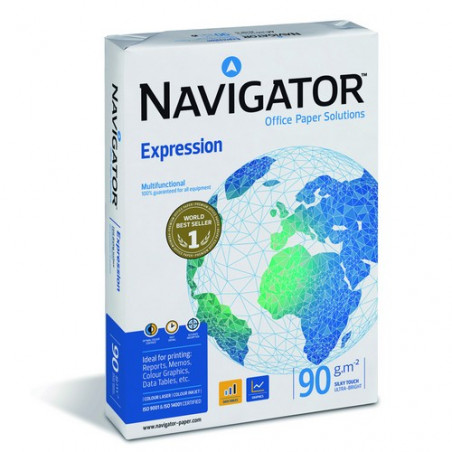 PAPER DIN A4  90 GR. (500u) NAVIGATOR