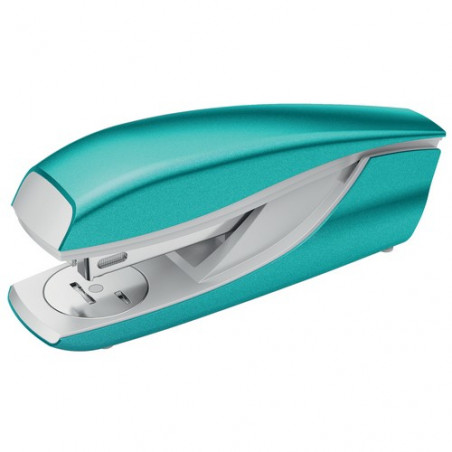 Grapadora sobremesa 30 hojas turquesa metalizado 635 WOW Leitz