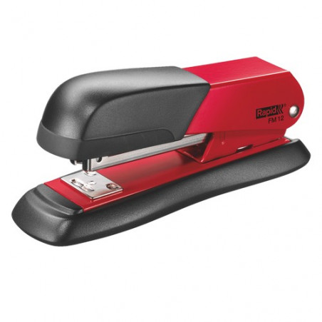Grapadora sobremesa metálica FM12 rojo Rapid