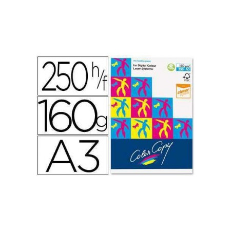 CARTOLINA DIN-A3 160grms BLANCA (100u)