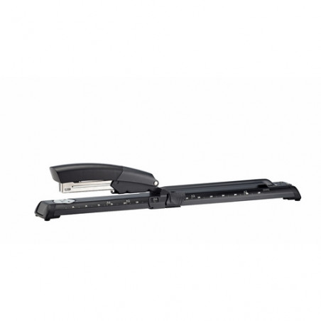 Grapadora  brazo largo Gris/negro Petrus 600