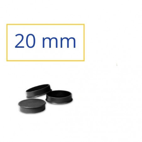 IMAN RODO 20 mm. NEGRE