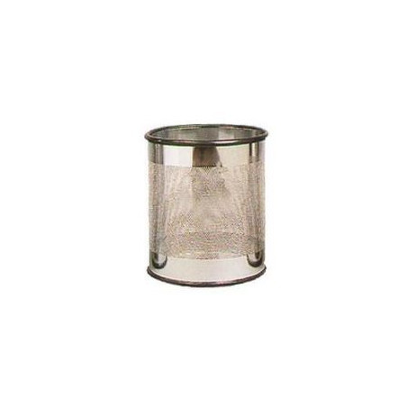 PAPERERA PEDAL  12L OVALADA INOX
