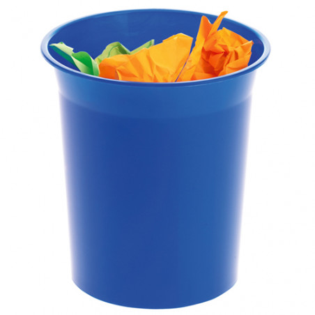 PAPERERA PLASTIC BLAU