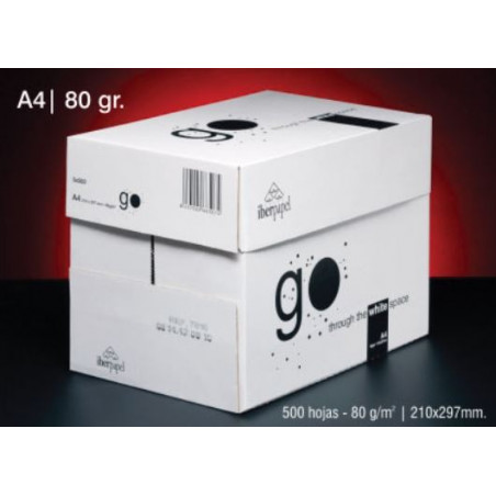Papel A4 80 gr. 500 hojas blanco HP Home & Office