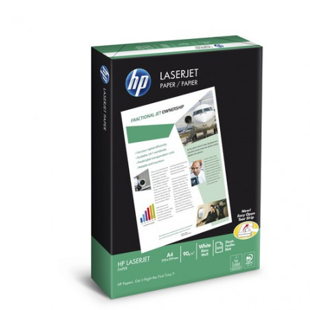 Papel A4 90 gr. 500 hojas blanco láser Hp LaserJet