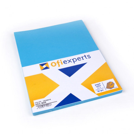 PAPER COLOR DIN-A4 BLAU TURQUESA  (50u)