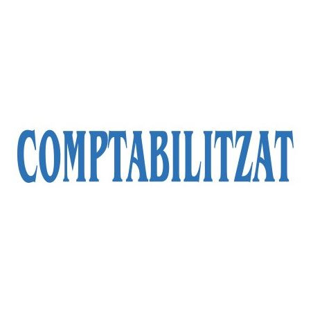 SEGELL TRODAT F  CAT. "COMPTABILITZAT"(4911)