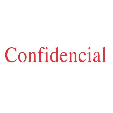 SEGELL TRODAT F "CONFIDENCIAL"(4911)