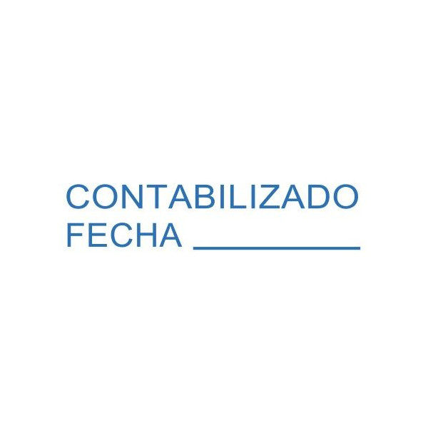 SEGELL TRODAT F "CONTABILIZADO/FECHA"(4911) SEGELL TRODAT F "CONTABILIZADO/FECHA"(4911)