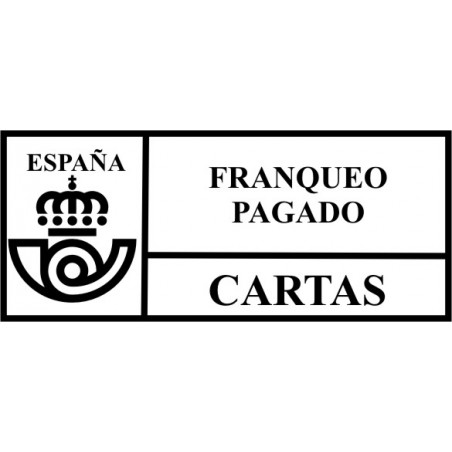 SEGELL TRODAT F "CORREOS FRANQUEO PAGADO"(4913)