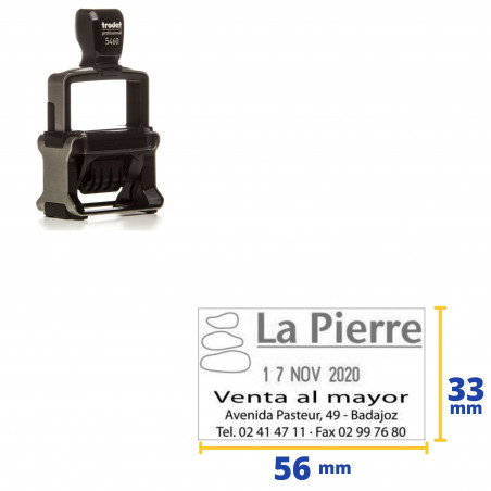 NUMERADOR DATADOR TRODAT 55460PL (4mm) 53x33