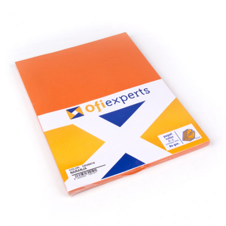 PAPER COLOR DIN-A4 TARONJA  (50u)