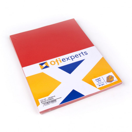 PAPER COLOR DIN-A4 VERMELL  (50u)