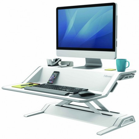 Estación de trabajo Sit-Stand Lotus™ blanco Fellowes