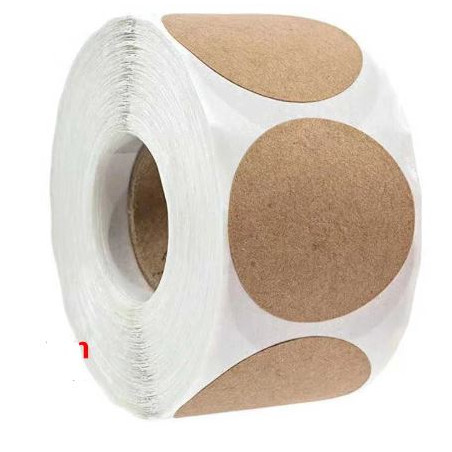 ETIQUETA KRAFT RODONA 45mm IDEAL SEGELL SEC  (100u.)