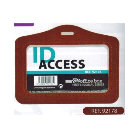 TARGETER IDENTIFICACIO 090x060 POLIPELL MARRO