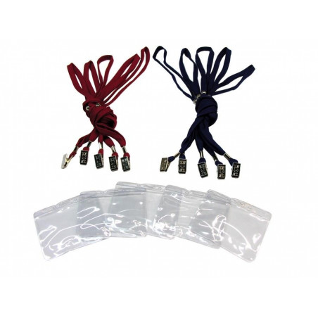 TARGETER IDENTIFICACIO 095x065 + CORDO VERMELL