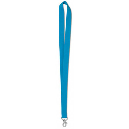 CINTA COLL / LANYARD MOSQUETO PER TARJETER BLAU TURQUESA