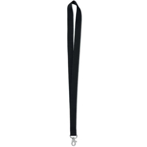 CINTA COLL / LANYARD MOSQUETO PER TARJETER NEGRE CINTA COLL / LANYARD MOSQUETO PER TARJETER NEGRE