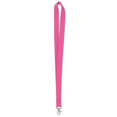 CINTA COLL / LANYARD MOSQUETO PER TARJETER ROSA