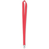 CINTA COLL / LANYARD MOSQUETO PER TARJETER VERMELL