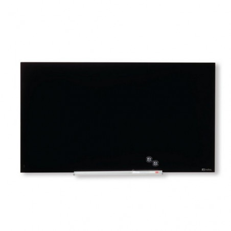 Pizarra NOBO DIAMOND magnética cristal negro 993X559 mm