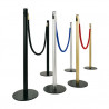 Poste Redondo Negro de 100 cm. Planning Sisplamo