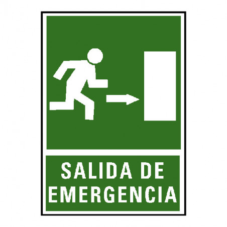 PLACA A4 "SALIDA EMERG. DRETA" FOTOLUMINISCENT