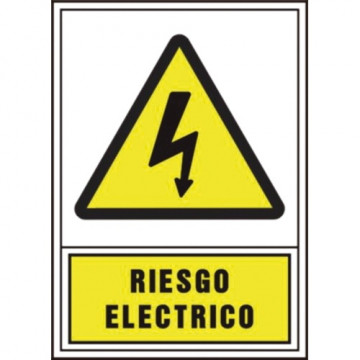 PLACA A4 "RIESGO ELECTRICO"