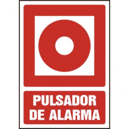 PLACA A4 "PULSADOR DE ALARMA"