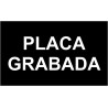 PLACA F LASER MAX 1,6 mm (BLANC/NEGRE)