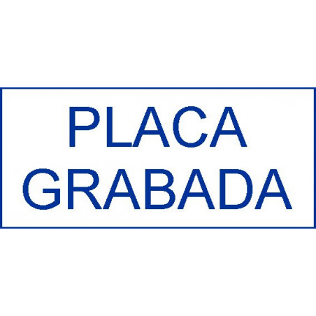 PLACA F LASER MAX 1,6 mm (BLAU/BLANC)