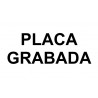 PLACA F LASER MAX 1,6 mm (NEGRE/BLANC)