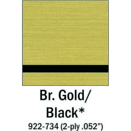 PLACA F LASER MAX 1,6 mm (NEGRE/OR BRILLO)