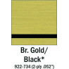 PLACA F LASER MAX 1,6 mm (NEGRE/OR BRILLO)