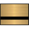 PLACA F LASER MAX 1,6 mm (NEGRE/OR mate)