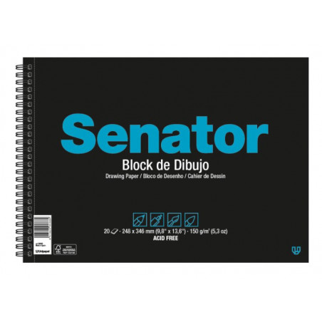 BLOC DIBUIX A3 130GR. SENSE MARGE (20fulls)(460x325)