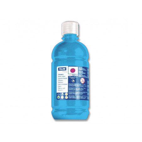 PINTURA TEMPERA BLAU CYAN 500ml. AMPOLLA