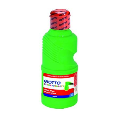 PINTURA TEMPERA FLUOR VERD 250ml. AMPOLLA