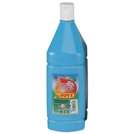 PINTURA TEMPERA LIQUIDA BLAU CYAN 1L JOVI