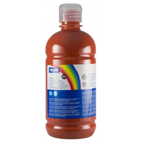 PINTURA TEMPERA MARRO 500ml. AMPOLLA