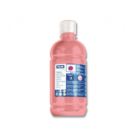 PINTURA TEMPERA ROSA 500ml. AMPOLLA