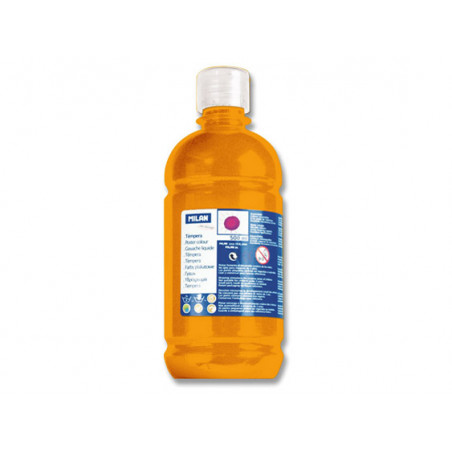PINTURA TEMPERA TARONJA 500ml. AMPOLLA