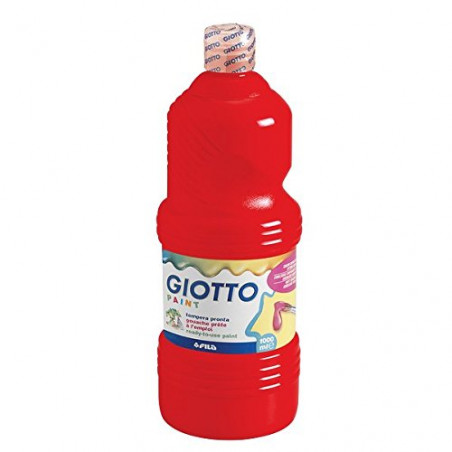 PINTURA TEMPERA VERMELL 1000 ml. AMPOLLA GIOTTO