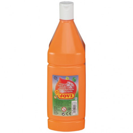 PINTURA TEMPERA LIQUIDA TARONJA 1L JOVI