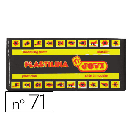 PLASTILINA JOVI REF.71 NEGRE 150gr.