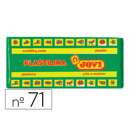 PLASTILINA JOVI REF.71 VERD CLAR 150gr.