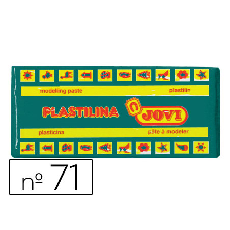 PLASTILINA JOVI REF.71 VERD FOSC 150gr.